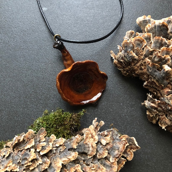 Mushroom necklace cheap etsy