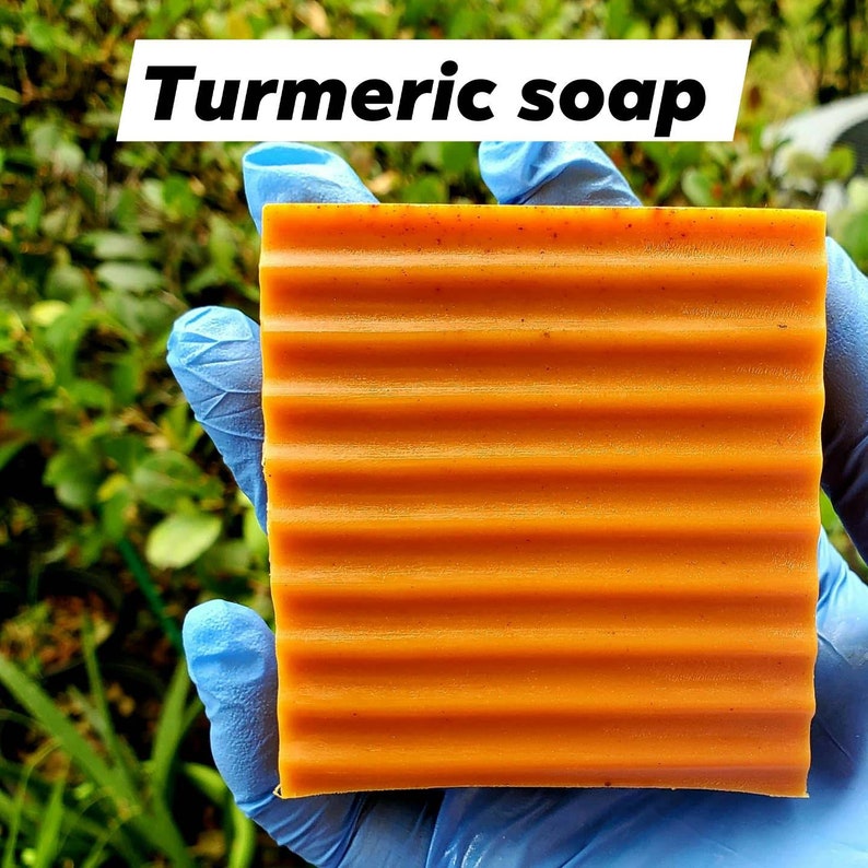 Turmeric SoapAcne Bar Natural Skin BrightenerVegan Soap Etsy