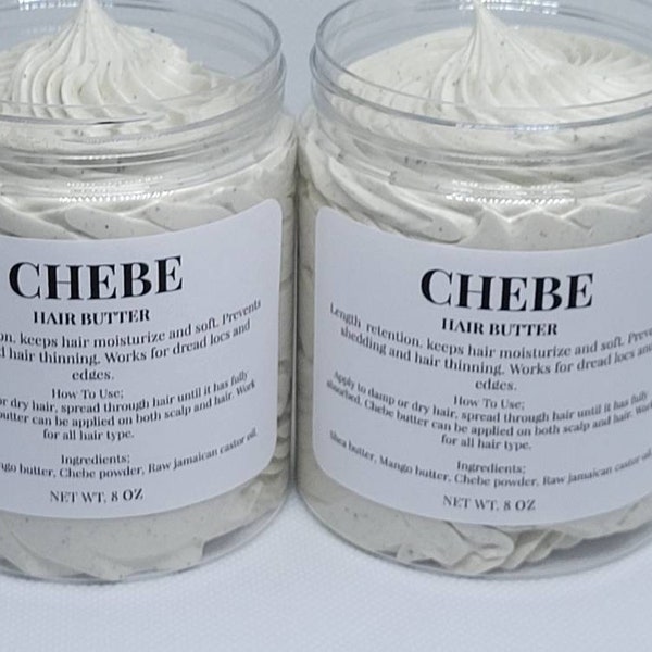 Chebe Hair Butter|Prevents Breakage| Strengthen Hair Strands| Help Grow Edges| Great for locs|Handmade| Vegan Butter