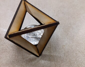 Octahedrget - Laser Cut Cage Fidget