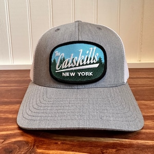 Catskill Mountains Patch Retro Trucker Cap Trucker Hat