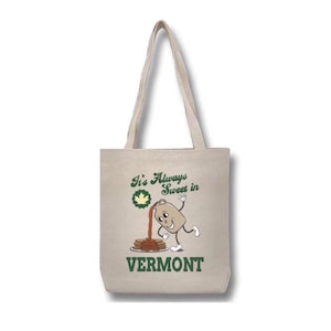 Vermont Maple Everyday Tote Bag - Vermont Tote Bag - Vermont Gift - Made in the USA
