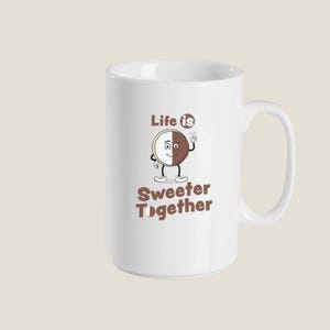 Halfmoon Cookie Upstate NY Funny Souvenir Ceramic Mug - 15 oz. Coffee Mug - New York Mug - Utica Gift - Syracuse NY