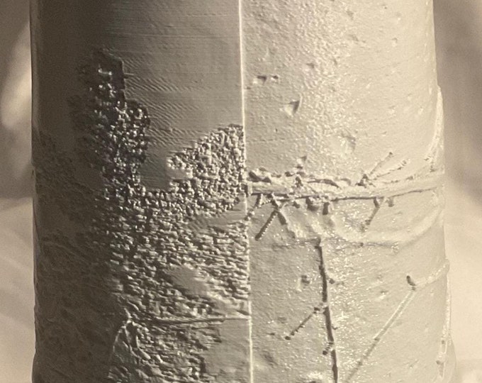 2tone litho geo lamp