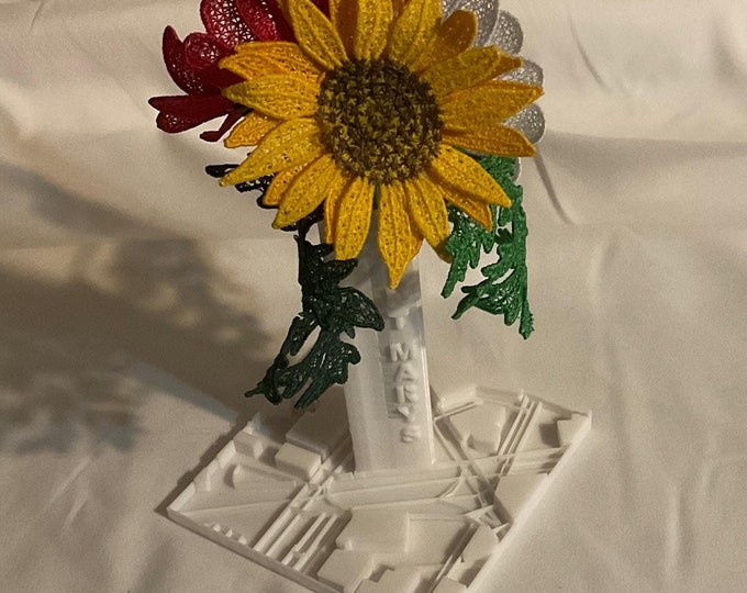 Saint Marys PA Cityscape vase