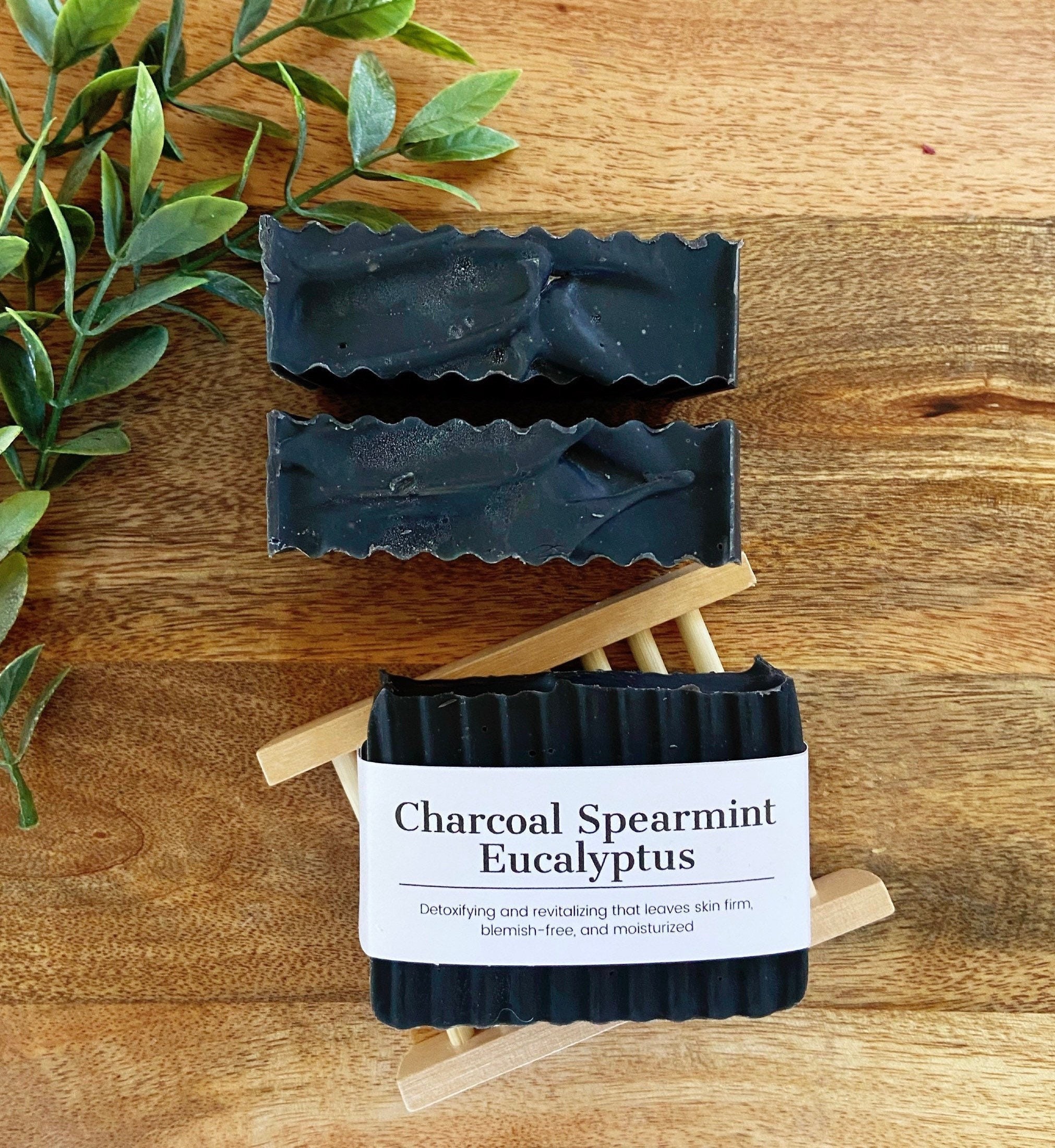 Charcoal Spearmint Eucalyptus Soap Bar - Handmade Soap, Homemade Soap ...