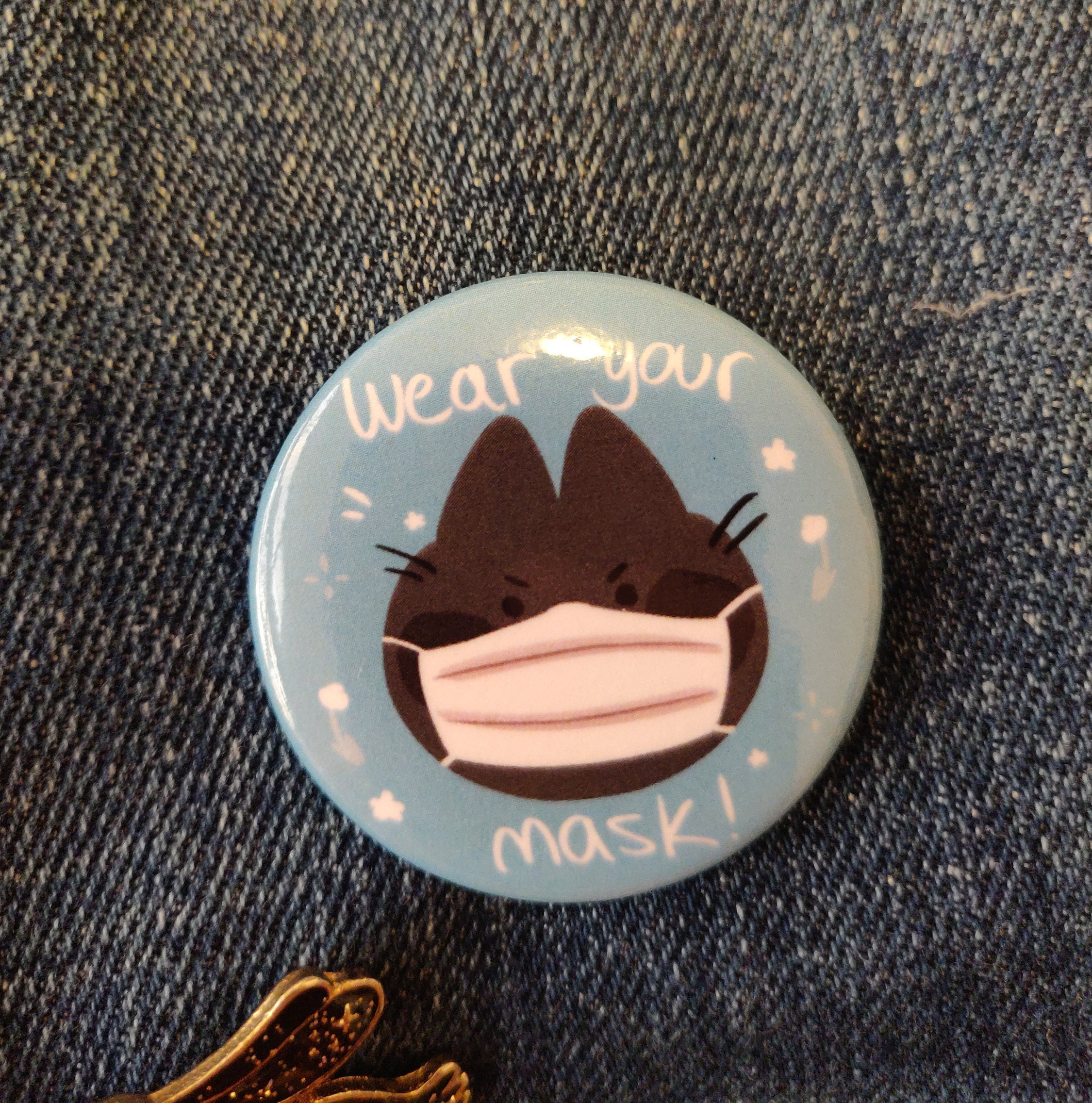 Wear Your Mask button