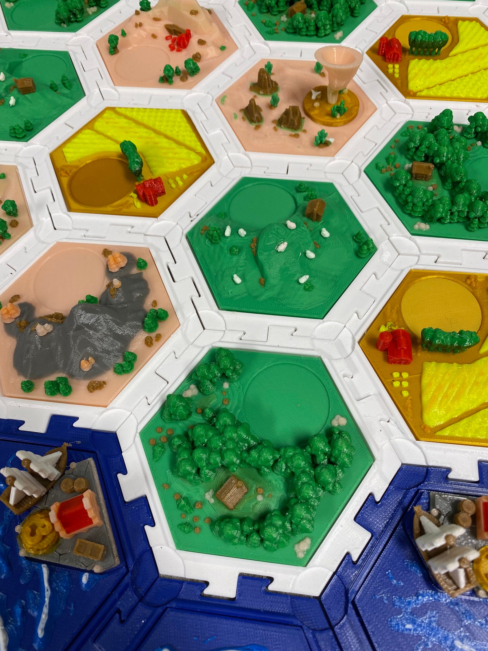 Settlers of Catan multicolor 3D Printed Etsy