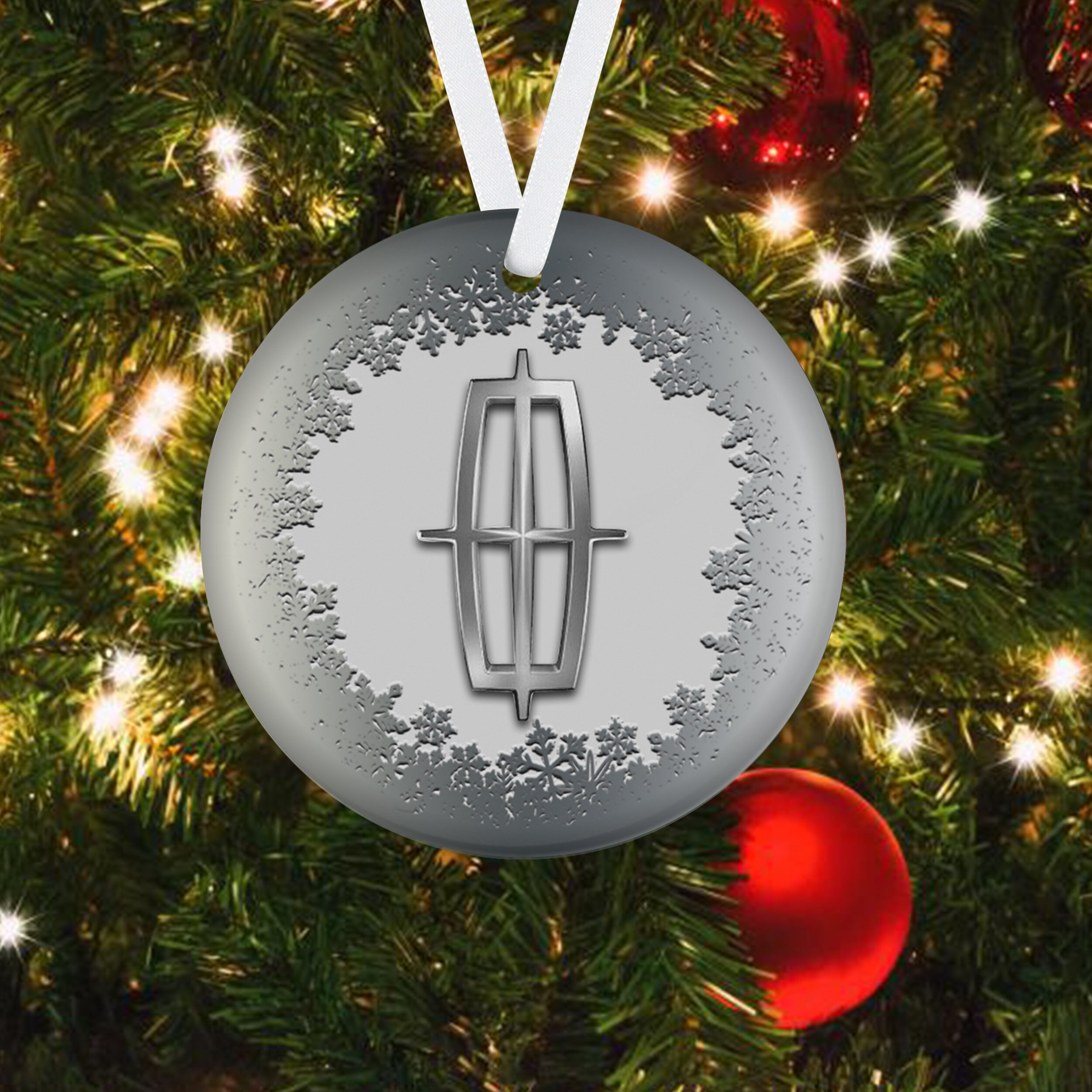 Lincoln Christmas Ornament Car Lovers Ornament Gift Christmas Etsy