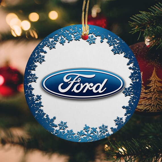 Ford Christmas Ornament Car Lovers Ornament Gift Christmas Etsy