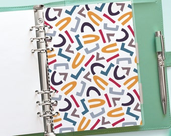 Planner Dashboard, Planner Insert, Discbound Dashboard, A5, A6, Personal, Happy Planner