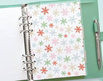 Christmas Planner Dashboard, Planner Insert, Discbound Dashboard, A5, A6, Personal, Happy Planner