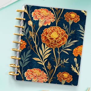 Marigold Planner Cover for Disc Bound Planner | Planner Cover for Spiral Planner