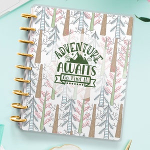 Happy Planner Cover - Erin Condren - Planner Cover for Disc Bound and Spiral Planner