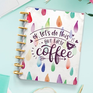 Happy Planner Cover - Erin Condren - Planner Cover for Disc Bound and Spiral Planner
