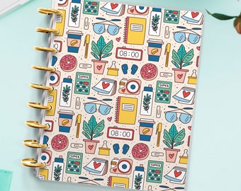 School Planner Cover for Disc Bound Planner | Planner Cover for Spiral Planner