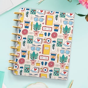 School Planner Cover for Disc Bound Planner | Planner Cover for Spiral Planner