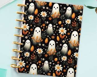 Couverture Ghost Planner pour Disc Bound Planner | Couverture de planificateur pour planificateur à spirale