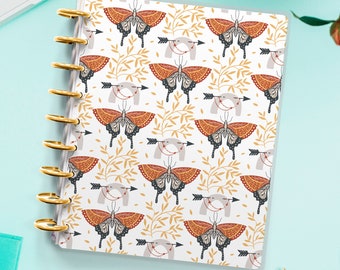 Boho Butterfly Planner Cover for Disc Bound Planner | Planner Cover for Spiral Planner