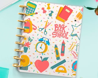Back to school Planner Cover for Disc Bound Planner | Planner Cover for Spiral Planner