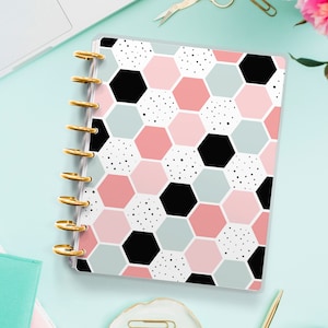 Happy Planner Cover - Erin Condren - Planner Cover for Disc Bound Planner - Planner Cover for Spiral Planner - Abstract Cover
