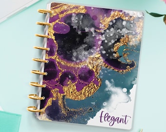 Happy Planner Cover - Erin Condren - Planner Cover for Disc Bound Planner - Planner Cover for Spiral Planner - Abstract Cover - Personalized
