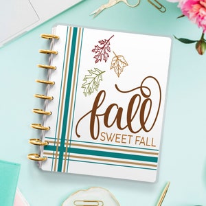 Fall Planner Cover for Disc Bound Planner | Planner Cover for Spiral Planner