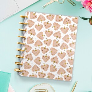 Heart Planner Cover for Disc Bound Planner | Planner Cover for Spiral Planner