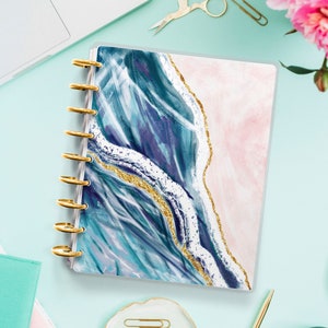 Happy Planner Cover - Erin Condren - Planner Cover for Disc Bound and Spiral Planner