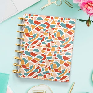 Terrazzo Planner Cover for Disc Bound Planner | Planner Cover for Spiral Planner