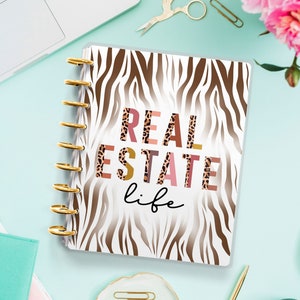 Real Estate Planner Cover for Disc Bound Planner | Planner Cover for Spiral Planner