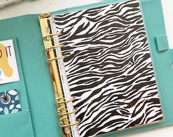 Animal Print Planner Dashboard, Planner Insert, Discbound Dashboard, A5, A6, Personal, Happy Planner