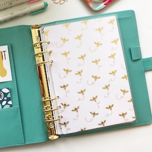 Bee Planner Dashboard, Planner Insert, Discbound Dashboard, A5, A6, Personal, Happy Planner