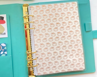 Fall Planner Dashboard, Planner Insert, Discbound Dashboard, A5, A6, Personal, Happy Planner