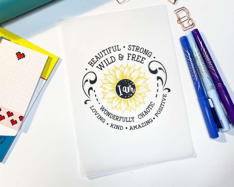 Wild and Free Vellum Dashboard Planner Insert Discbound Etsy