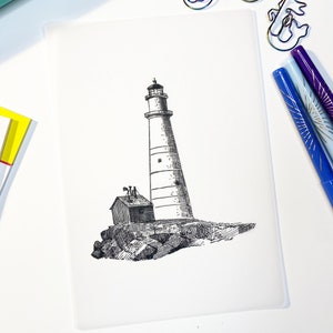 Lighthouse Vellum Dashboard, Planner Insert, Discbound Vellum, A5, A6, Personal