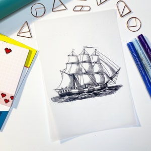 Ship Vellum Dashboard, Planner Insert, Discbound Vellum, A5, A6, Personal