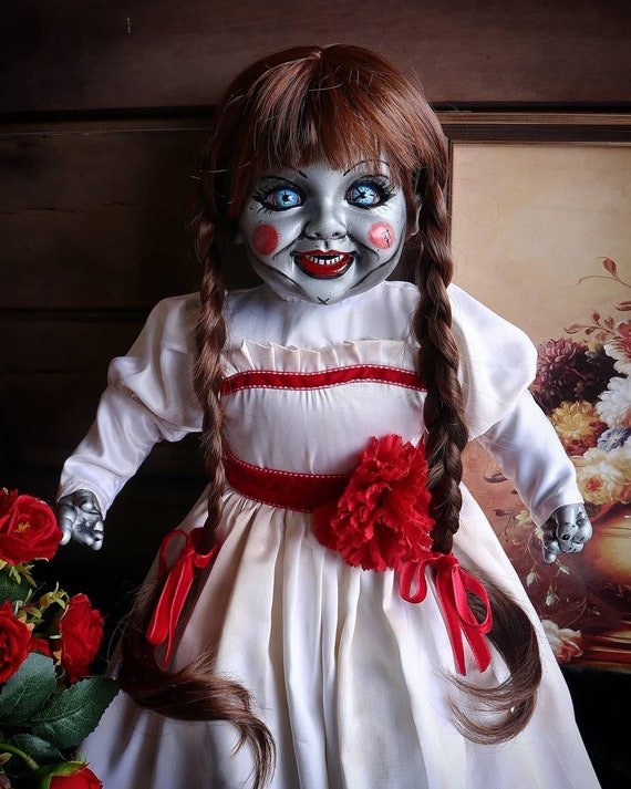 OOAK Demonic Annabelle doll Silver Dark Version Super Evil Etsy