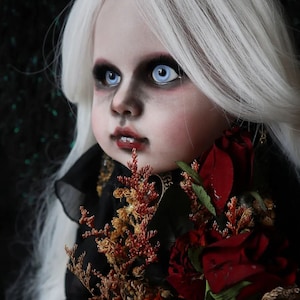 OOAK Creepy Reborn doll frosty Rosy