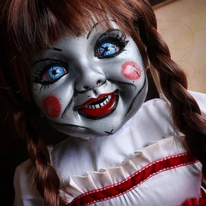 OOAK Demonic Annabelle Doll Silver Dark Version Super Evil Super Creepy
