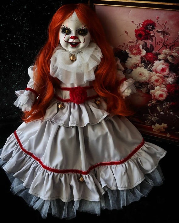 WINNIEWISE OOAK Creepy Doll Pennywise IT Inspired - Etsy