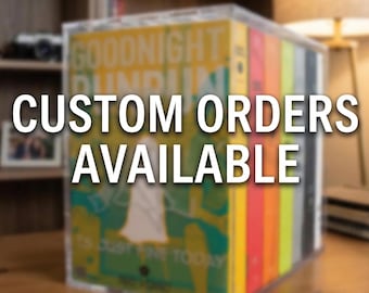 Custom Engraved Acrylic Display Box – Made to Order for Manga, Figures & Collectibles