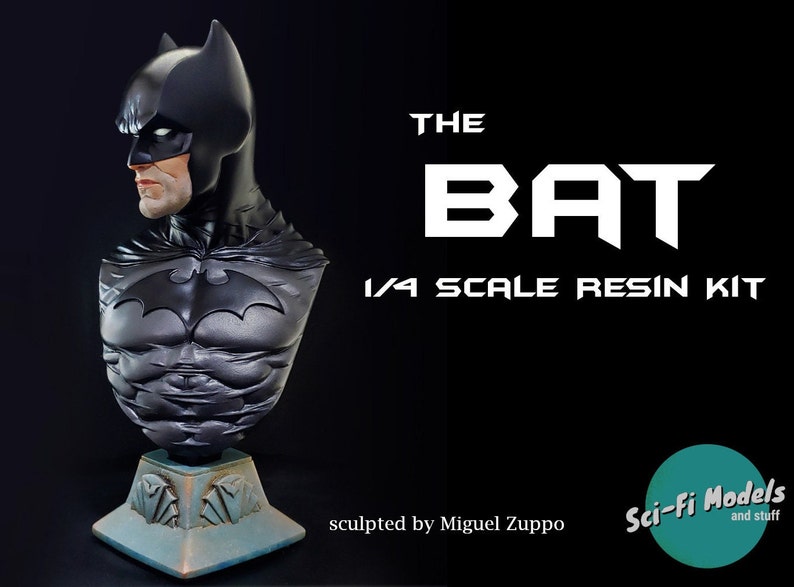 Batman the Bat Original Resin Garage Kit Bust - Etsy