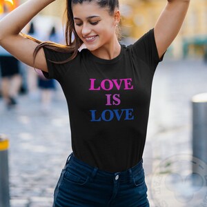 Camiseta Bi pride - Unisex - Love is Love