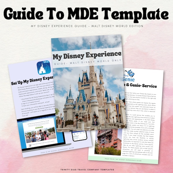 WDW MDE Guide - Genie+ Guide - Travel Agent Template