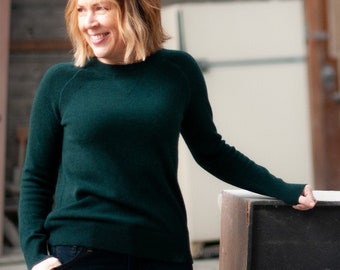 emerald green jumper dress