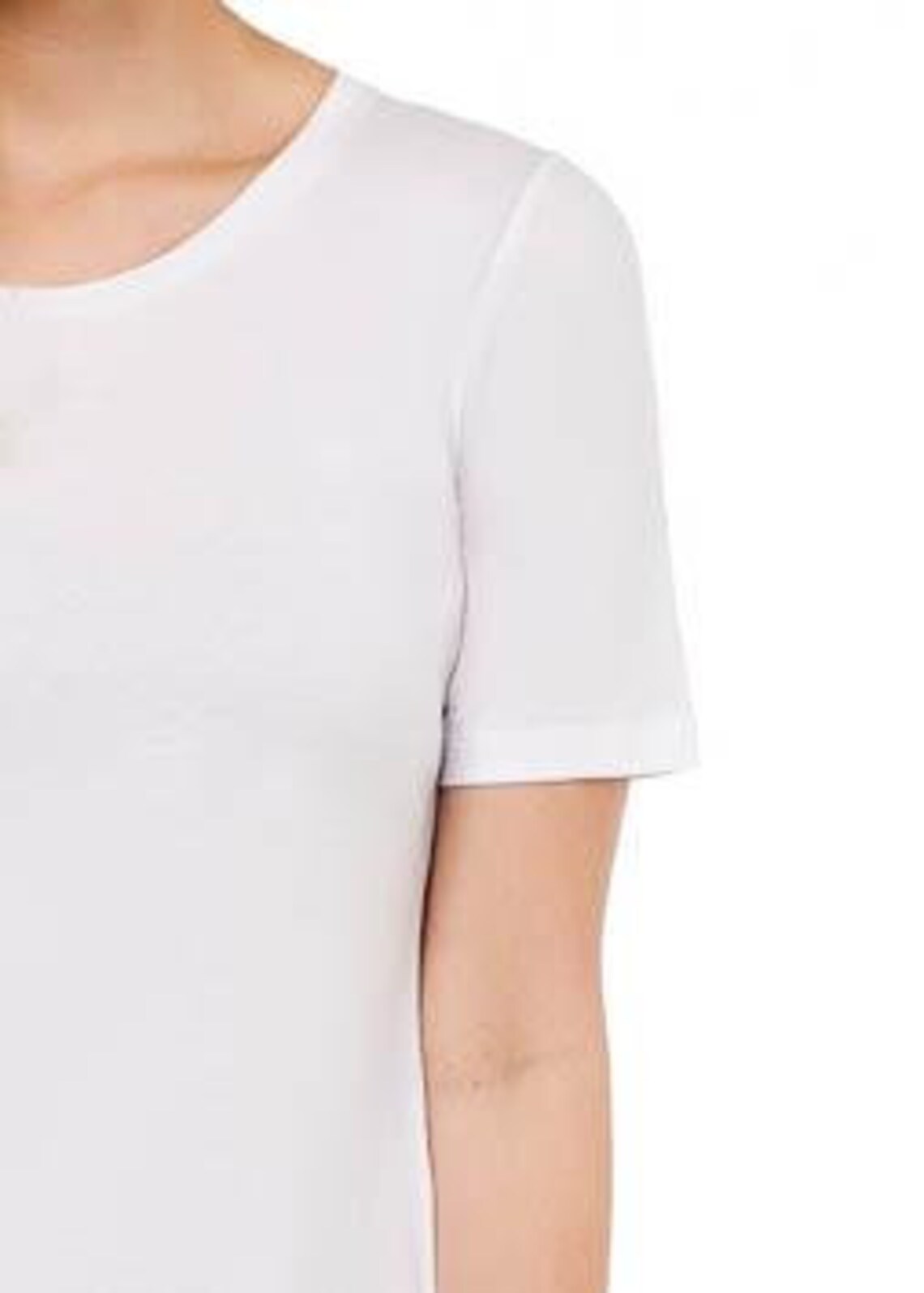 Women's Organic Cotton Scoop Neck Tee Shirt in White - Etsy