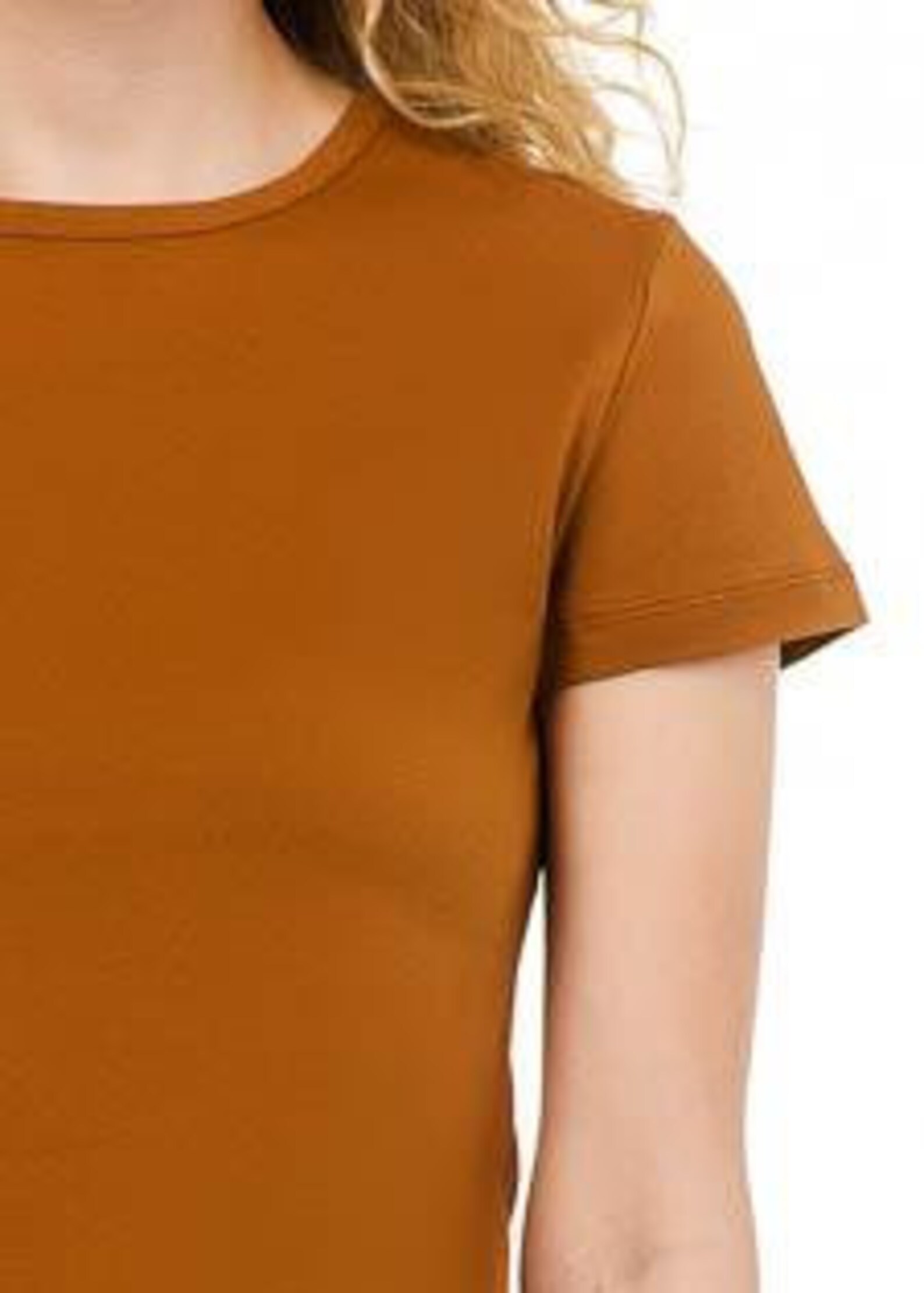 Women's Organic Cotton Crew Neck Tee Shirt in Rust Etsy