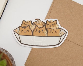 Takoyaki Kitties (Takoya-kitties) Premium Matte Vinyl Sticker