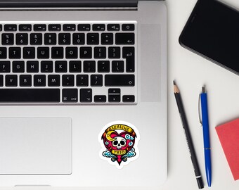 Heart & Skull LUNA | Alkaline Trio FAN ART | Sticker